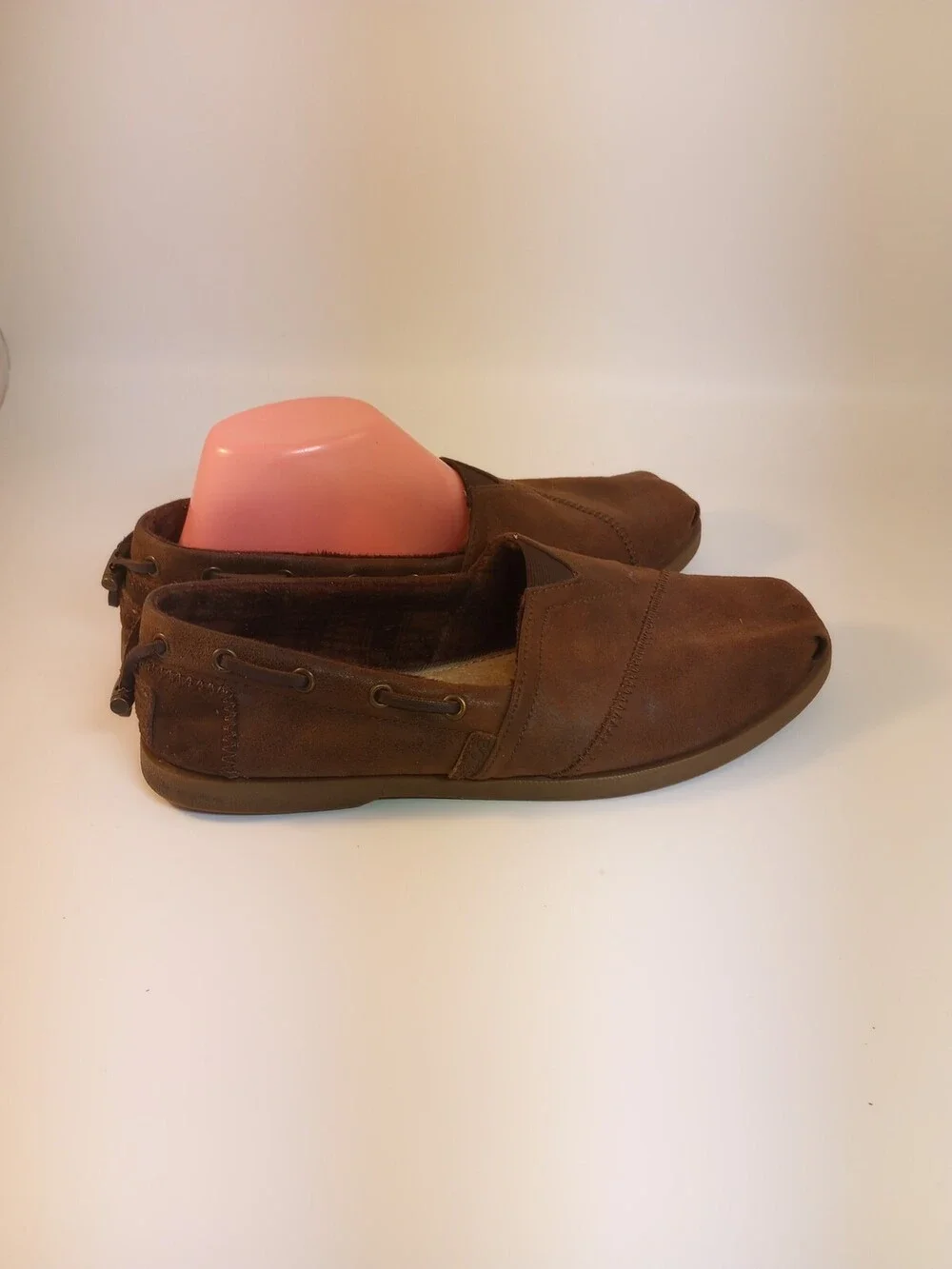 Bobs Skechers 33731 Chill Luxe Brown Slip-On Shoes Memory Foam Women Sz 9M